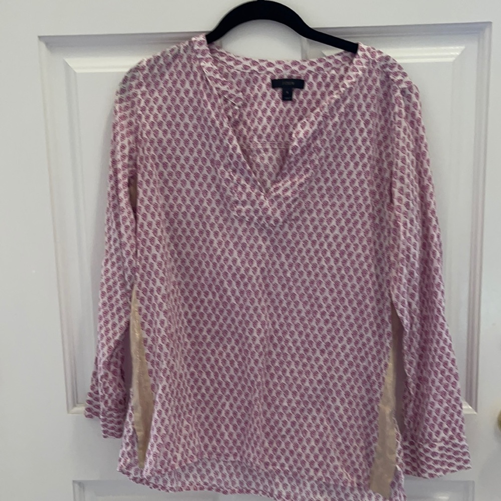 J. Crew long sleeve top, Size 6